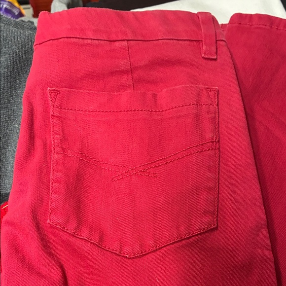 GAP Kids 1969 Vibrant Red Bell Bottom Jeans - Picture 8 of 10